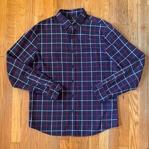 Banana Republic Men's Luxe Flannel Untucked Slim Fit Shirt